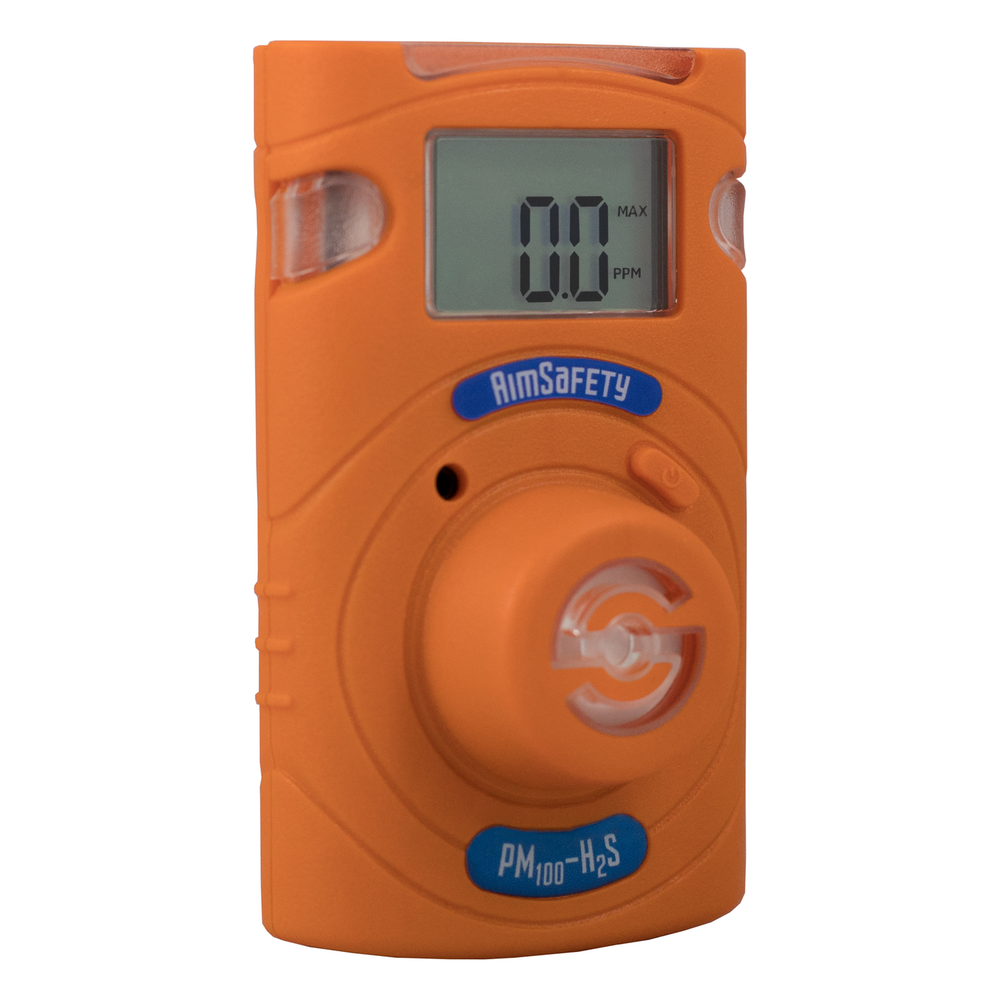 Monitor Personal de Gas H2S / Detección 0-100 ppm / Resolución 0.1 ppm / Alarma Triple 90 dB / 2 Años Sin Mantenimiento / IP67 / UL-913 ATEX IECEx
