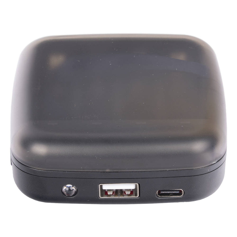 Power bank y Cargador para baterías 2 en 1,  carga individual y/o  simultánea hasta 4 baterías,  (AA y AAA, Ni-MH y Li-Ion)