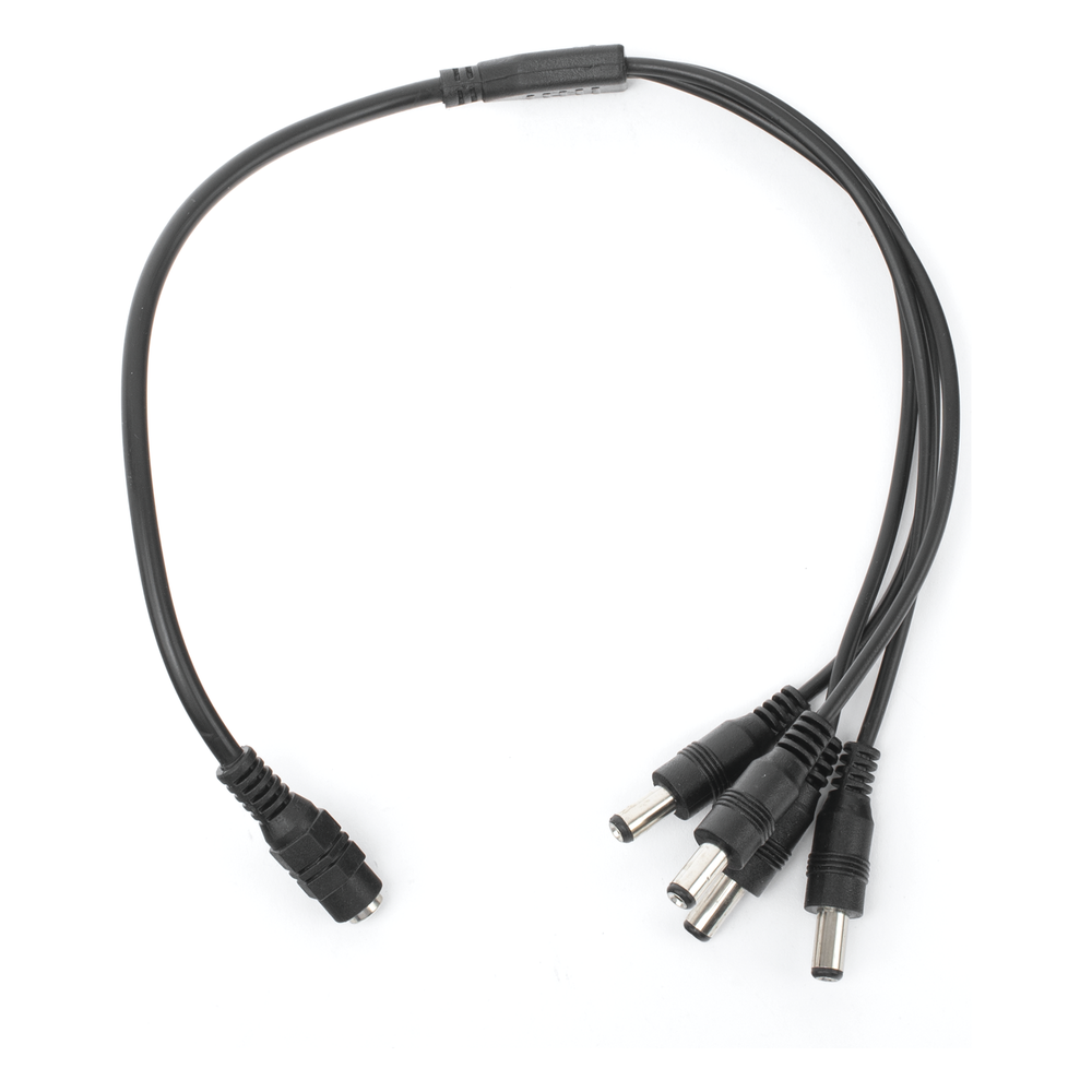 Cable con Conector Jack Hembra de 3.5 mm con 4 Salidas de Jack Macho (Divisor de Energía) / Tipo Pulpo / 4 Conectores Macho / 1 Conector Hembra / Jack de 3.5 mm