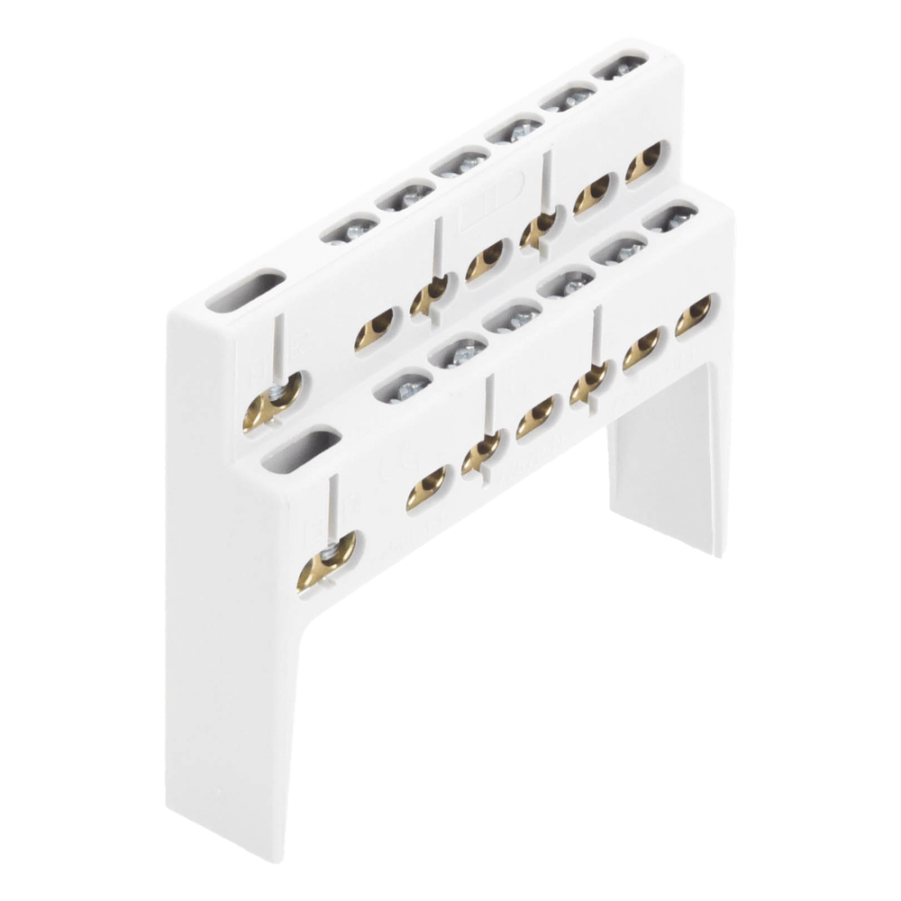 Soporte + Barra de Conexion (12/24/36 MOD) (12+2 ENTR.) IP40