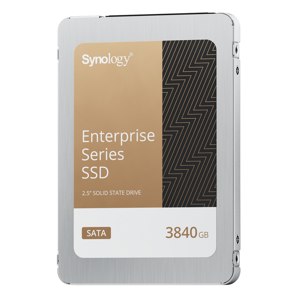 SSD SATA de 2,5" Serie Enterprise |  3840 GB | Alto Rendimiento Estable | Resistencia Empresarial | Protección de Datos Integral | Análisis de Vida Útil | Compatibilidad con Synology DSM | Garantía de 5 Años