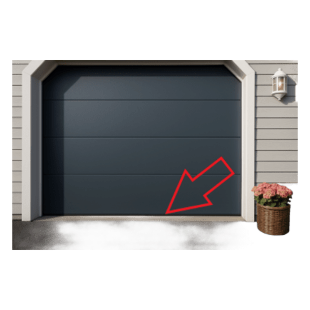 Sello Plastico Rigido y Flexible P/ Puertas D/ Garage D/ 20 Pies D/ Ancho