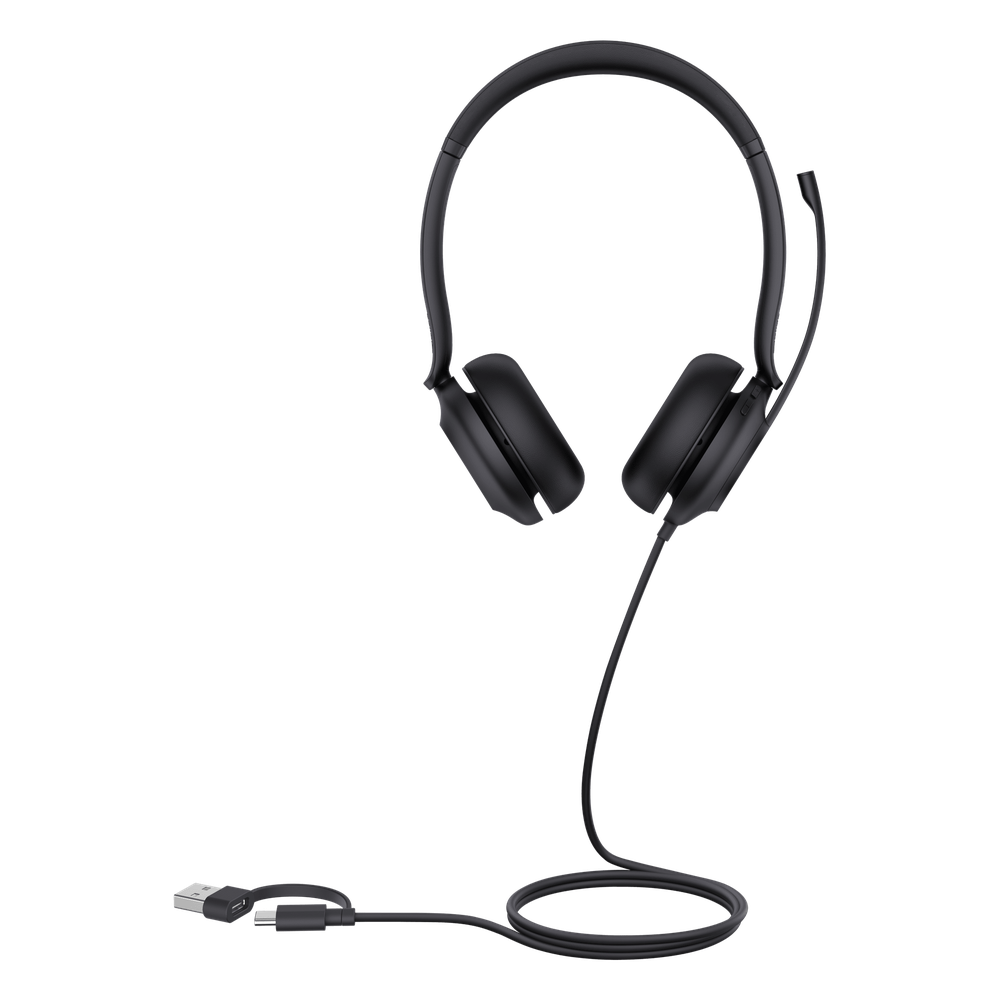 Yealink UH35 Dual, versión Microsoft Teams, cancelación de ruido USB-C/A con indicador de ocupado