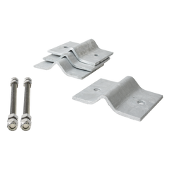 Herraje Adaptador de Mástil para Diámetros desde 3/4" hasta 2-1/4". Galv. en Caliente.