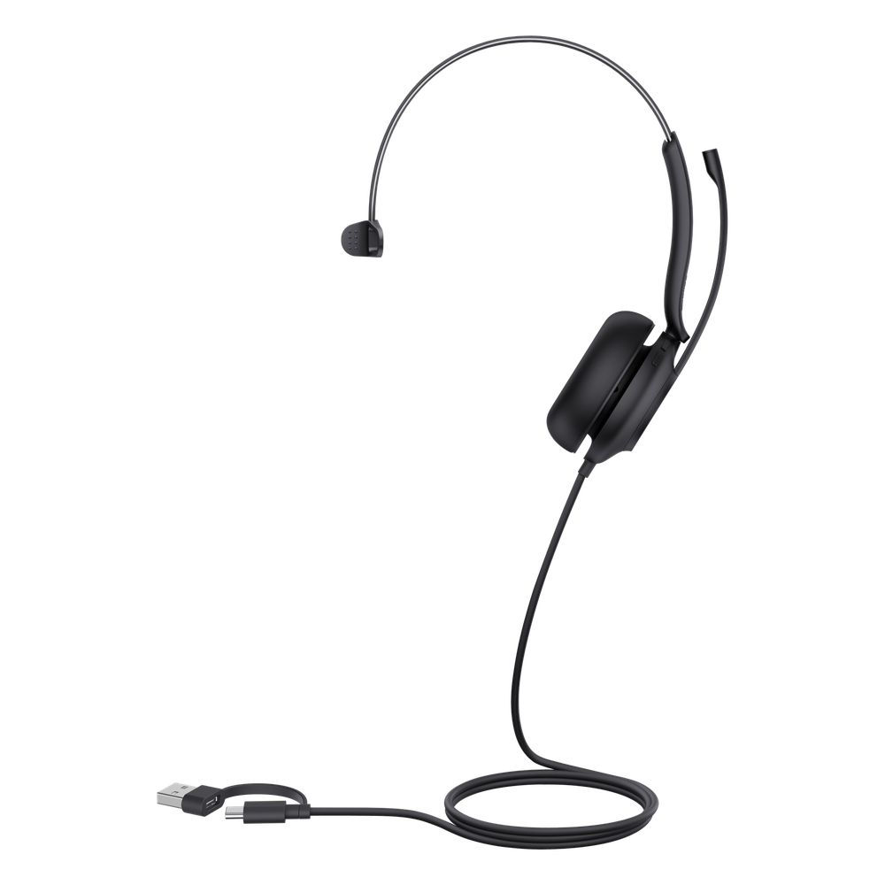 Auriculares Yealink UH35 Mono con cancelación de ruido por USB-C/A e indicador de ocupado