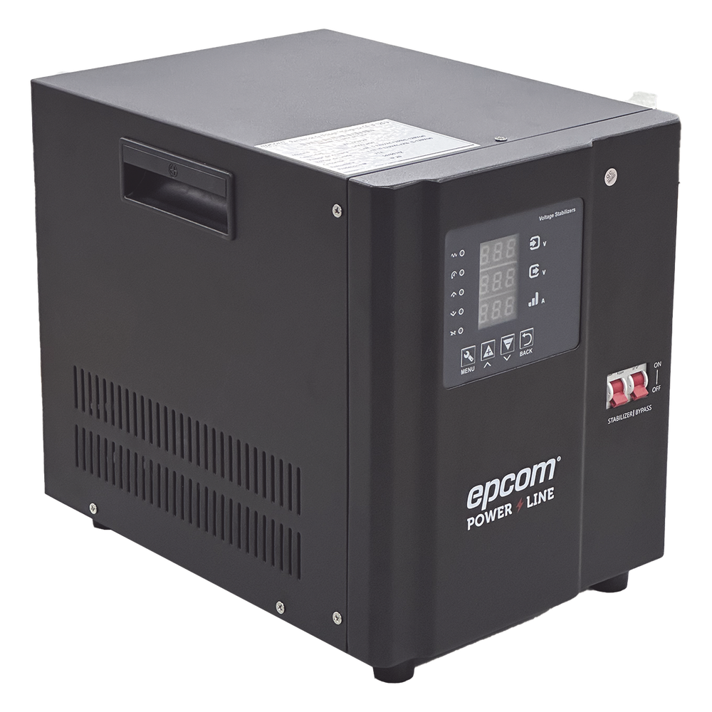 Regulador de Voltaje Industrial Monofásico Ferroresonante 3 kVA/3 kW 120 V / Entrada 96-144 Vca / Salida 117.6- 122.4 Vca