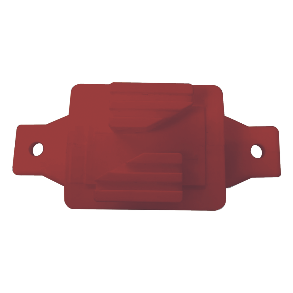 Aislador de Paso Rojo Reforzado para Cercos Eléctricos / Aislamiento hasta 18 kV / Resistente a Clima Extremo / Polipropileno y Policarbonato
