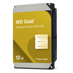Disco Duro Empresarial WD Gold / SATA 6 Gb/s / 12 TB / 7200 RPM / Tecnología HelioSeal / ArmorCache / 5 Años Garantía / 2.5M Horas MTBF
