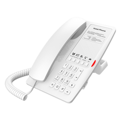 Teléfono IP Hotelero Wi-Fi 6 / 2 Líneas SIP / Doble Banda 2.4/5 GHz / 5 Teclas Programables / Puerto USB-A / PoE 802.3af / Audio HD