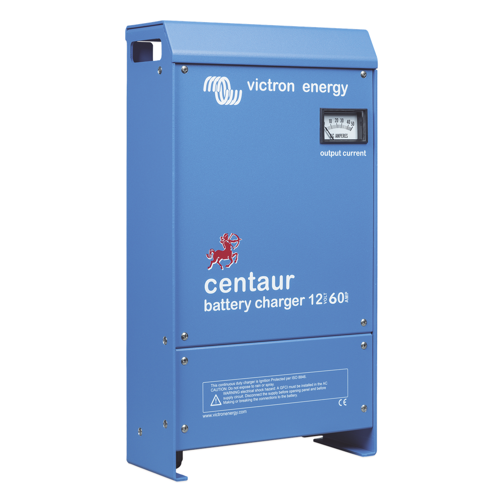Centaur 24/60 / Cargador de Baterías 24V, 60A / Para Ambientes Marinos y Terrestres. /  Bancos de 140 a 600 Ah