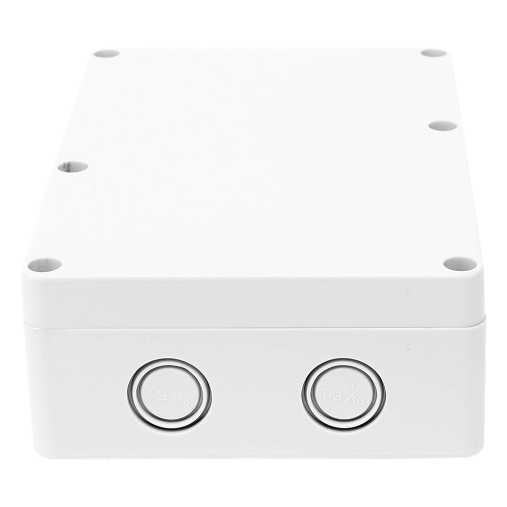 Gabinete Plástico para Exterior (IP65) de 180 x 125 x 57 mm Cierre por Tornillos.
