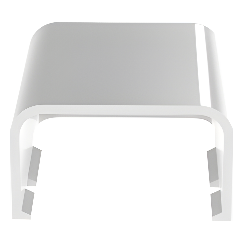 Tapa Final, para uso con canaleta LD10, material ABS, Color Blanco