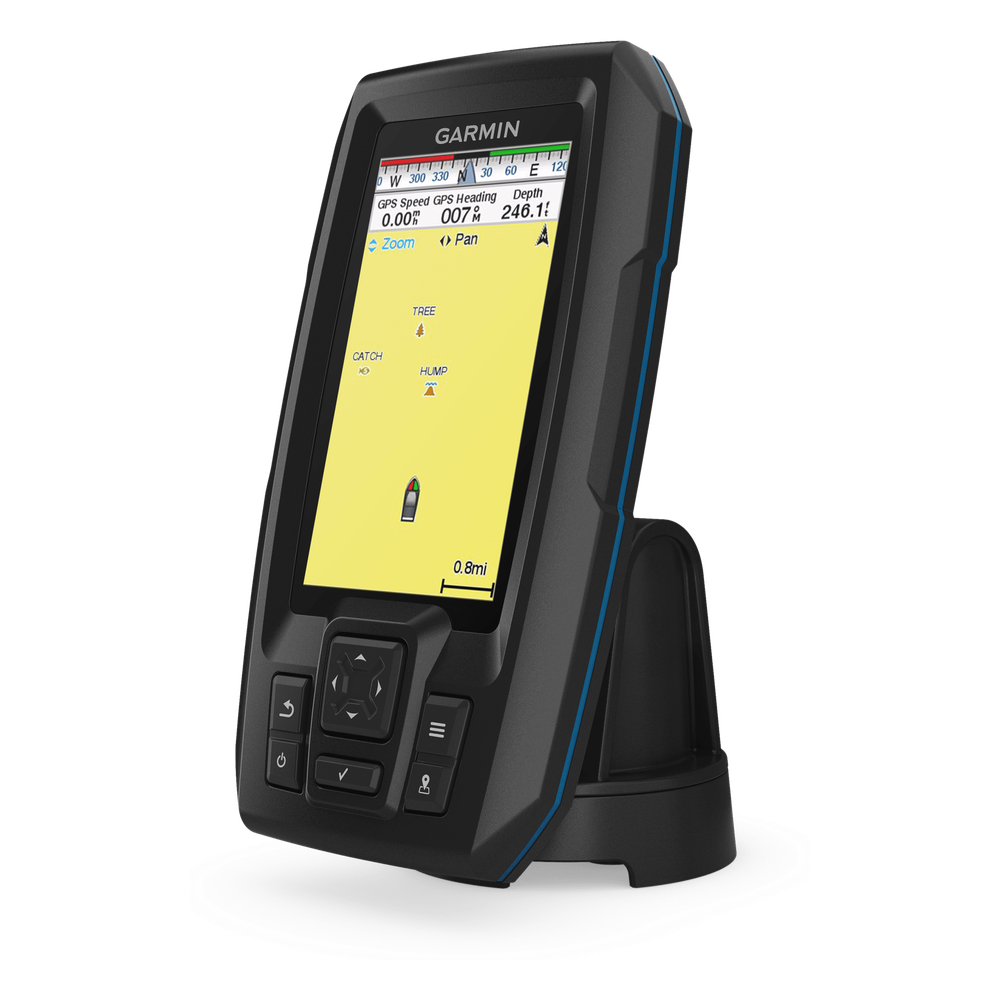 Ecosonda GPS / Pantalla 4.3 in / CHIRP + ClearVu / QuickDraw Contours / 7 Paletas Vivid / IPX7