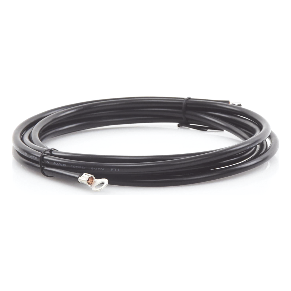 Cable para Controlador, 3.0 m, Negro, Calibre 8 AWG con Terminal de Ojo en un Extremo