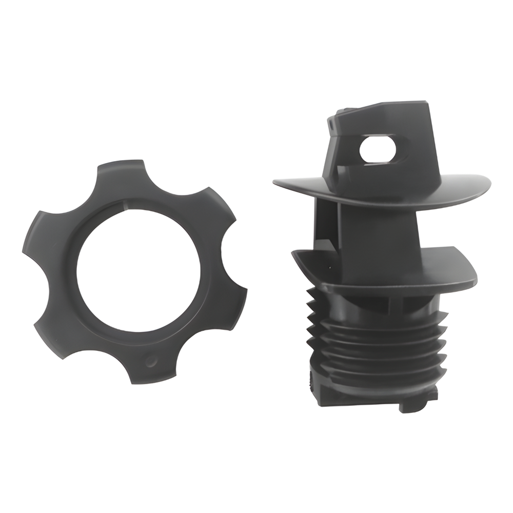 Aislador de Paso para Varilla 6-14 mm / Rosca Uso Rudo / Resina Virgen / Proteccion UV / Cercas Electrificadas