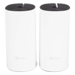 KIT 2 Routers Inalámbricos MESH Interior para Hogar / Doble Banda Wi-Fi 5 AC1200 Mbps / 2 Puerto Gigabit WAN/LAN / 2 Antenas Internas / Administración Mediante la App Deco (iOS, Android)