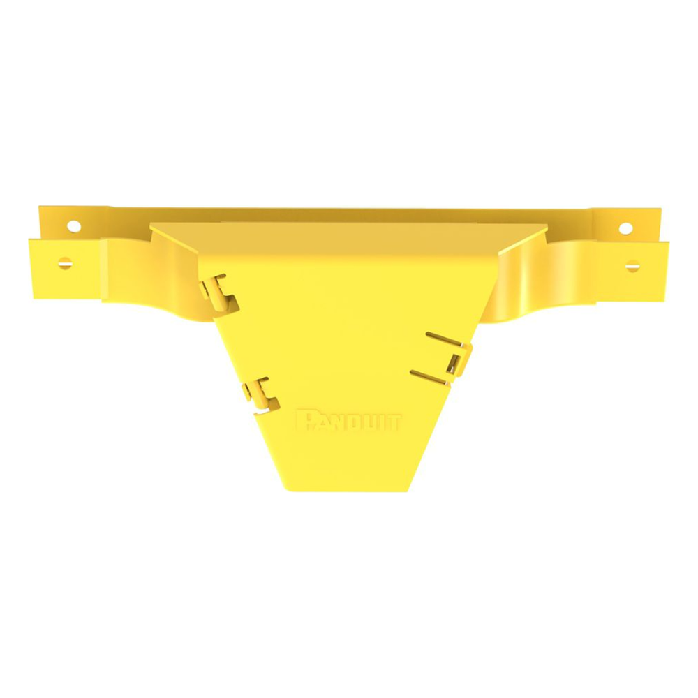 Accesorio en T con Conexión Horizontal y Bajada Vertical a 90º, Para Canaletas FiberRunner™ 2x2, Color Amarillo