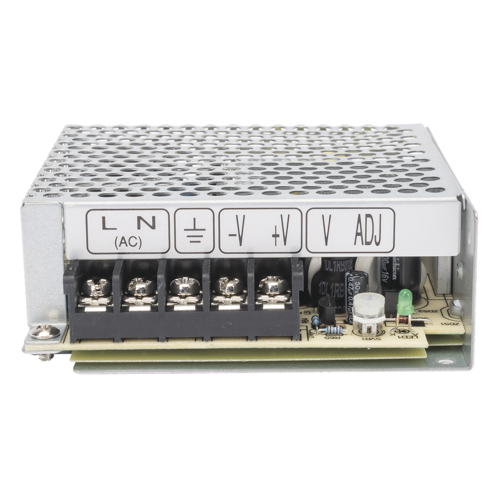 Fuente de poder industrial conmutada / 50W / 12Vcc / 4.2A / Entrada: 100-240Vca / Montaje en chasis