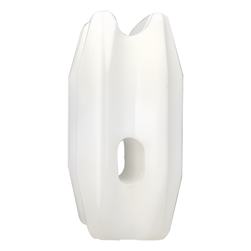 Aislador Blanco de Esquina para Cercos Eléctricos / 18 kV / Resinas Vírgenes / Resistencia 7.5-10.2 kg / Anti UV / 66 mm x 31.6 mm