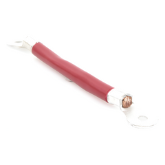 Cable para Baterías, 0.2 m, rojo, Calibre 2 AWG con Terminales de Ojo en Ambos Extremos