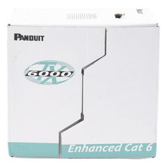 Bobina de Cable UTP 305 Metros (1000 Pies) de Cobre, TX6000™ PanNet, Reelex, Azul, Categoría 6 Mejorado (23 AWG), PVC (CM), de 4 Pares
