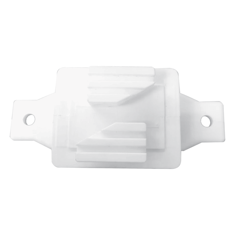 Aislador de Paso Blanco Reforzado para Cercos Eléctricos / Aislamiento hasta 18 kV / Resistente a Clima Extremo / Polipropileno y Policarbonato