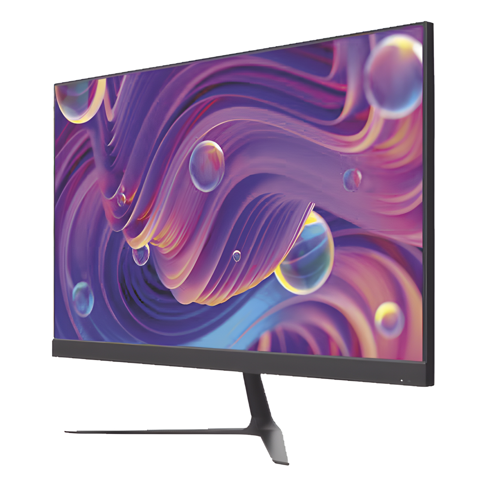 Monitor LED Full HD (1080p) de 23.8" / Ideal para CCTV, Oficina y Hogar / Entrada HDMI-VGA / Montaje VESA ( 75 X 75) / Uso 16/7 / Backlight E-LED / Ultra Delgado