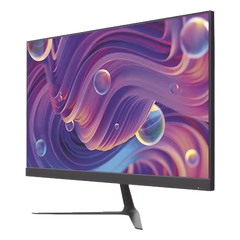 Monitor LED Full HD (1080p) de 23.8" / Ideal para CCTV, Oficina y Hogar / Entrada HDMI-VGA / Montaje VESA ( 75 X 75) / Uso 16/7 / Backlight E-LED / Ultra Delgado