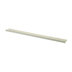 Base para canaleta T-45, de PVC rígido, con orificios perforados para montaje, 60.3 x 18.5 x 2400 mm, Color Blanco