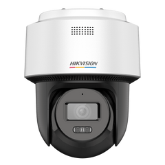 [ColorVu + Dual Light] Cámara Exterior PT TurboHD 3K  / Audio Bidireccional y Sirena / Luz Blanca 40 m / IP66 / -30°C a 60°C / Material Plástico
