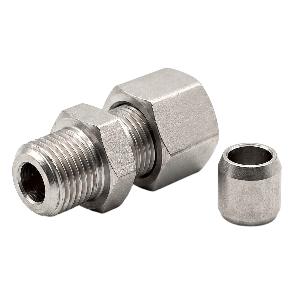 Adaptador para Manguera Piloto de Alta Presión / Sistema Oxeo / DN4 (1/16") / Unión M12 x 1.5 / Cono 24° con O-Ring (DKOL) / 375 bar (5439 psi) / Acero Galvanizado / cULus / FM Approved