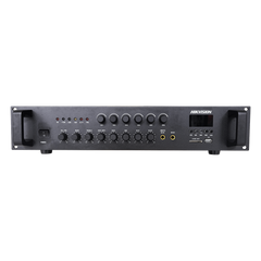Amplificador de Audio | Bluetooth | 240 W | 6 Zonas con Control de Volumen Independiente | 70/ 100V COM | Montaje en Rack | Voceo y Musica Ambiental