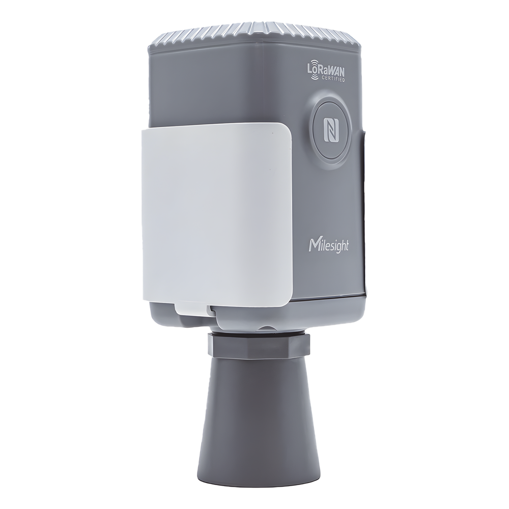 Sensor Ultrasónico LoRaWAN para Medición de Nivel en Tanques y Cisternas / Alcance hasta 5m / IP67 / Batería 10 Años / Telemetría para BMS y Agua