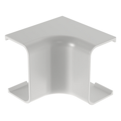 Esquinero interior, para uso con canaleta LD10, material ABS, Color Blanco
