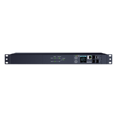 PDU ATS (Fuente Redundante Auto-transferible) Monitoreable, Para Distribución de Energía, 2 Entradas 120 Vca NEMA5-15P, Con 10 Salidas NEMA 5-15R, Horizontal 19in, 1UR