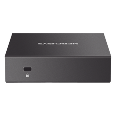 Switch NO Administrable / Para escritorio / Carcasa de metal / 5 puertos 10/100/1000 Mbps / Diseño Compacto / Plug and Play