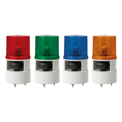 Luces de advertencia color Azul con sirena incorporada con 5 tonos máx. 105 dB en 12-24 VCD