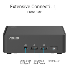 Mini PC NUC / Core i5 -210H / WiFi 7 y 2.5 GbE / Bluetooth / 2x HDMI 2.1 / incluye Memoria RAM, SSD y S.O. /  Incluye Fuente