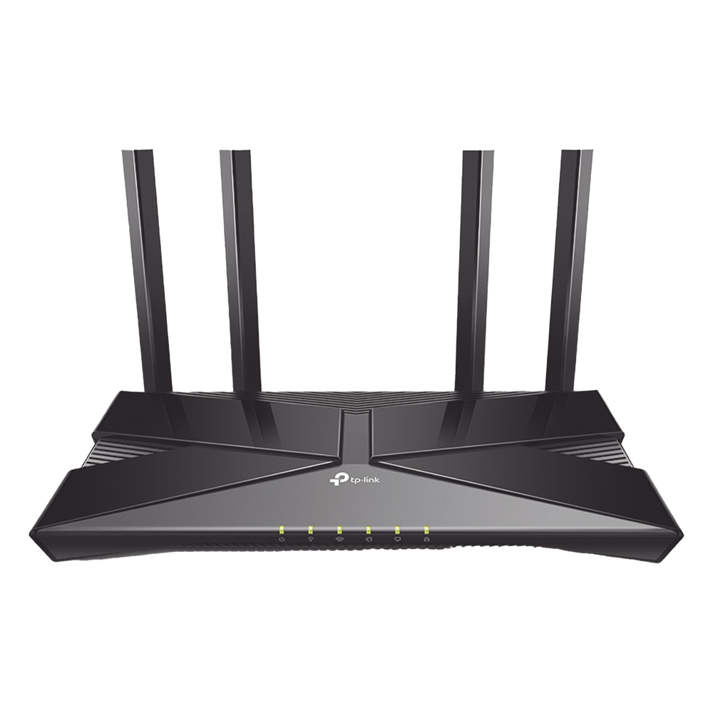 Router WiFi6 AX1800 / MIMO 2X2 / EasyMesh / 1 Puertos Gigabit WAN + 4 Puertos Gigabit LAN / OFDMA / Beamforming / WPA3 / Tether App / HomeShield