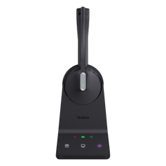 Auriculares estéreo Yealink WH64 edición UC/ Base DECT y auriculares con Bluetooth integrado/ Triple conexión/ Cancelación de ruido con 3 micrófonos
