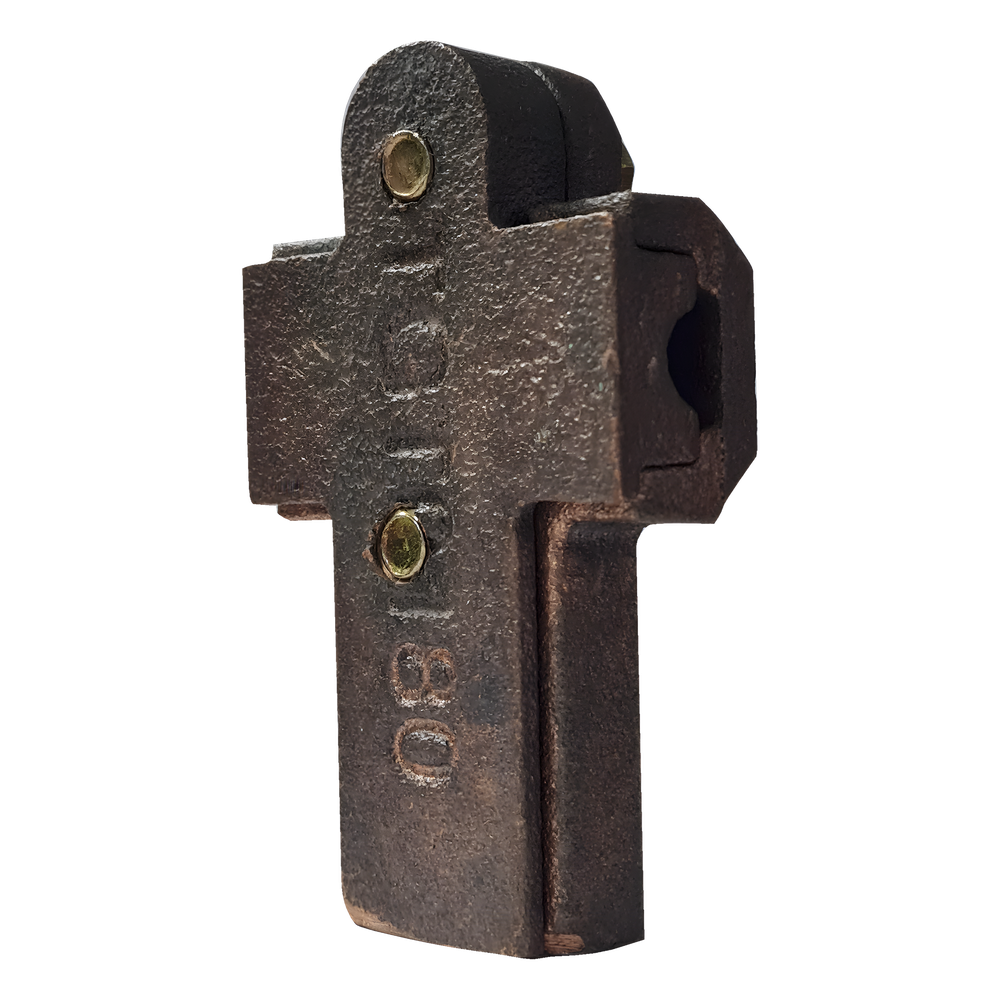 Conector tipo “T” Mecánico elaborado en bronce, para cables calibre de 1/0 a 4/0 AWG