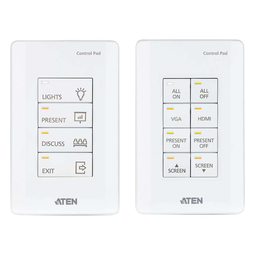 Sistema de control ATEN: panel de control de 8 botones
