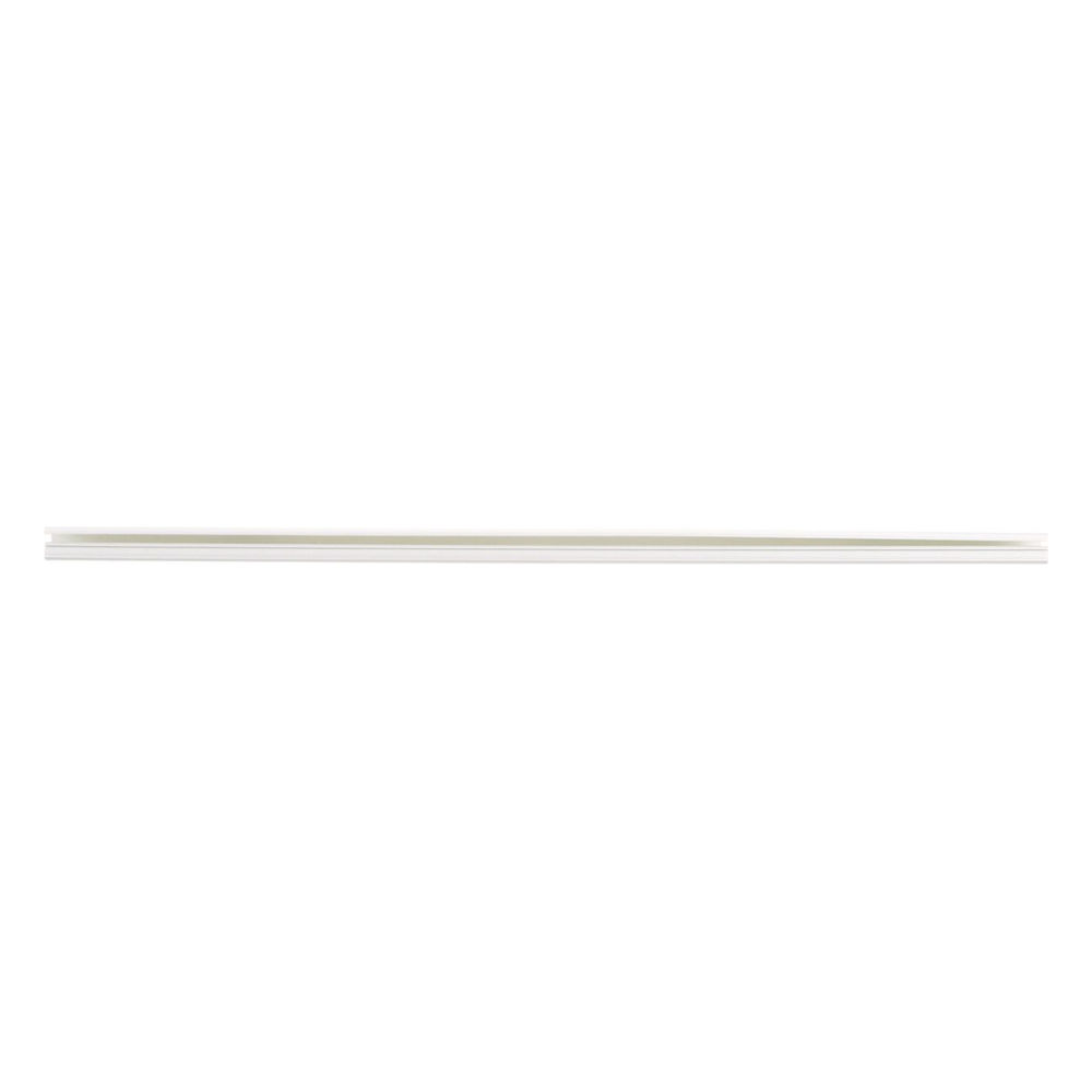 Canaleta LD5 de PVC rígido, con cinta adhesiva para instalación sin herramientas, 26 x 15 x 1828.8 mm, Color Blanco
