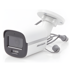 [Dual Light + ColorVu] Bala TURBOHD 2 Megapixel (1080p) / Lente 2.8 mm / 20 mts IR + 20 mts Luz Blanca / Gran Angular 105° / Exterior IP67 / Micrófono Integrado / dWDR / 4 Tecnologías