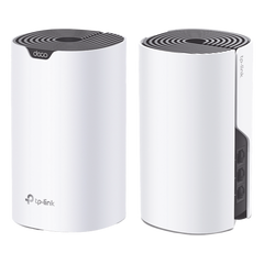 Kit 2 Routers Inalámbricos MESH Interior para Hogar / Doble Banda Wi-Fi 5 AC1900 Mbps / 3 Puerto Gigabit WAN/LAN / 3 Antenas Internas / Administración Mediante la App Deco (iOS, Android)