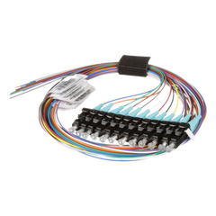 Kit de 12 Pigtails con Conector LC, Multimodo 50/125 OM4, 900um, de 1 Metro (3.28 Pies)