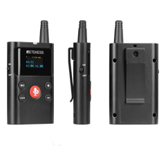 Intercomunicador Inalámbrico / Transmisor y Receptor / Frecuencia 823-832 / 863-865 MHz / 12 Canales / OLED / Batería 2500 mAh / Alcance 280 m / Carga Tipo-C