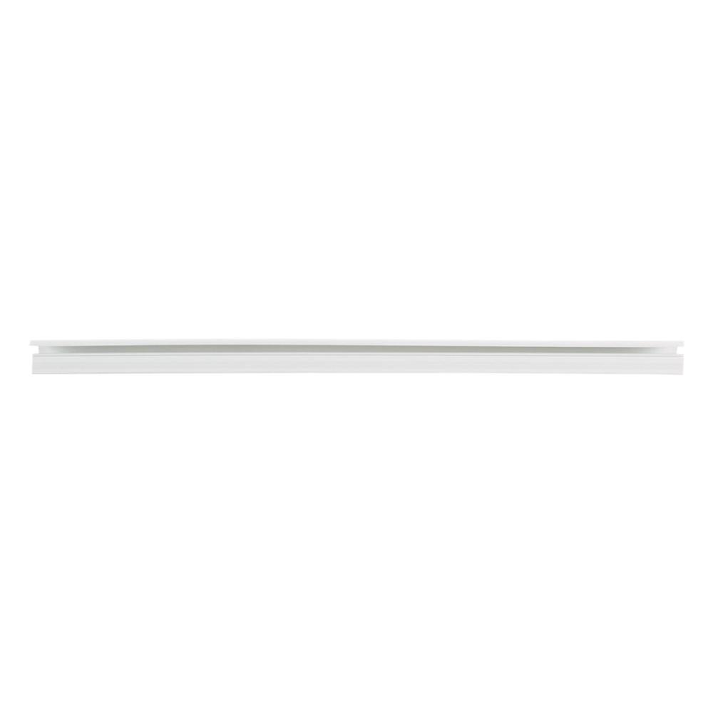 Canaleta LD10 de PVC rígido, con cinta adhesiva para instalación sin herramientas, de 38.4 x 24 x 1828.8 mm, Color Blanco