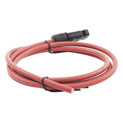 Cable Fotovoltaico, 1.5 m, Rojo, Calibre 10 AWG con Terminal MC4-M en un Extremo