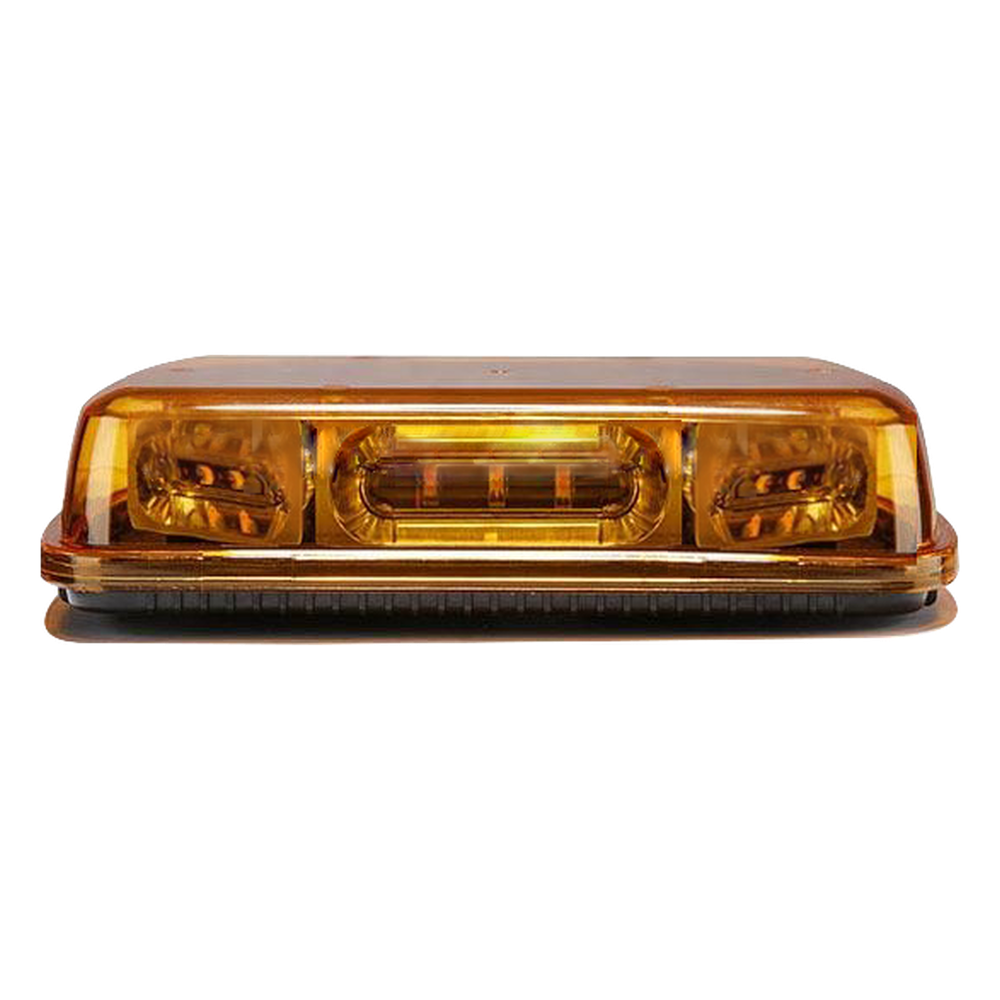 Mini Barra con 18 Poderosos LEDs, Color Ámbar Con Montaje Magnetico
